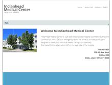 Tablet Screenshot of indianheadmedicalcenter.com